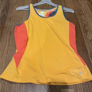 Columbia Women’s Large Omni freeze zero Orange/Coral Racerback Performance Tank